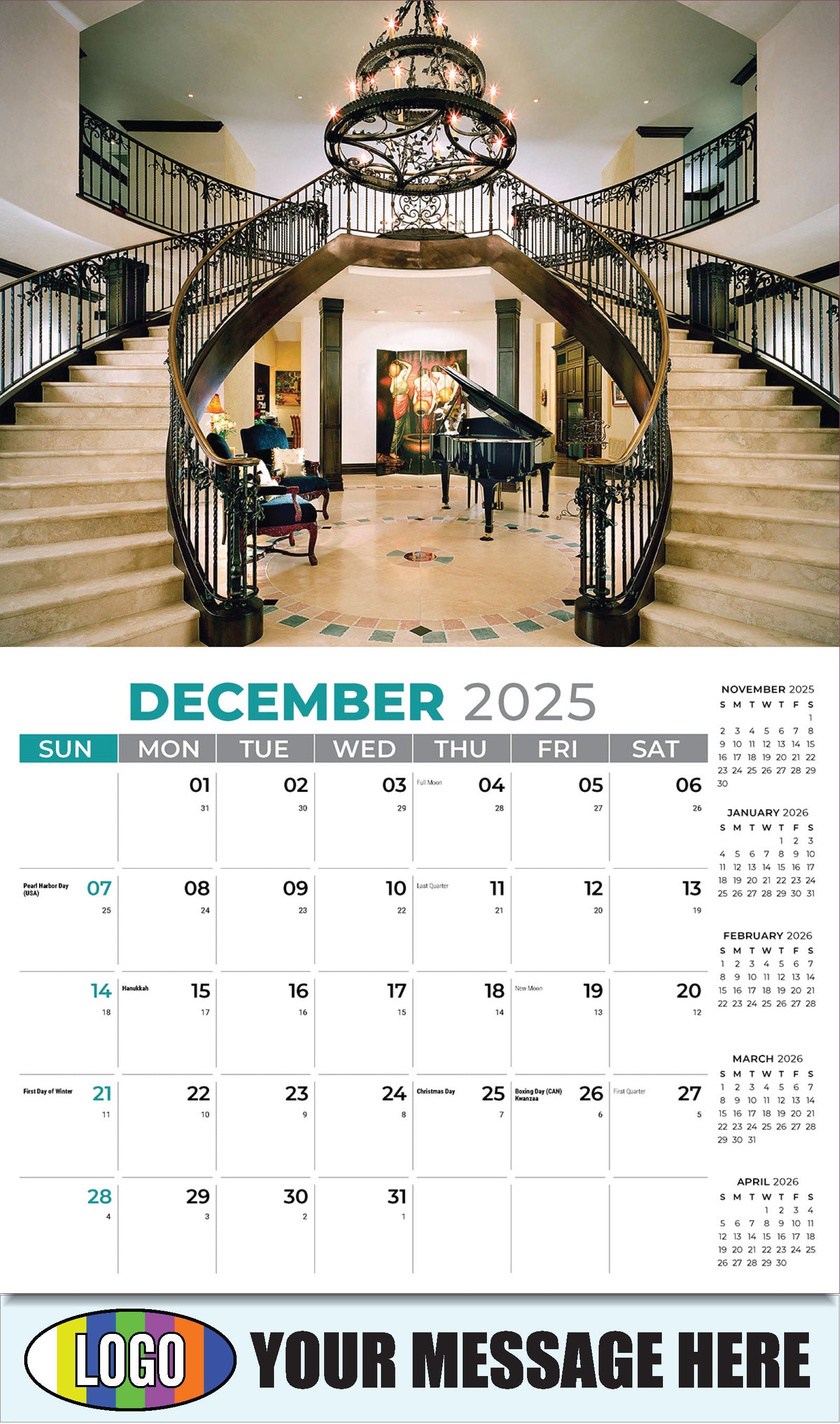 2026 Business Promotional Calendar - Decor and Design - December_a