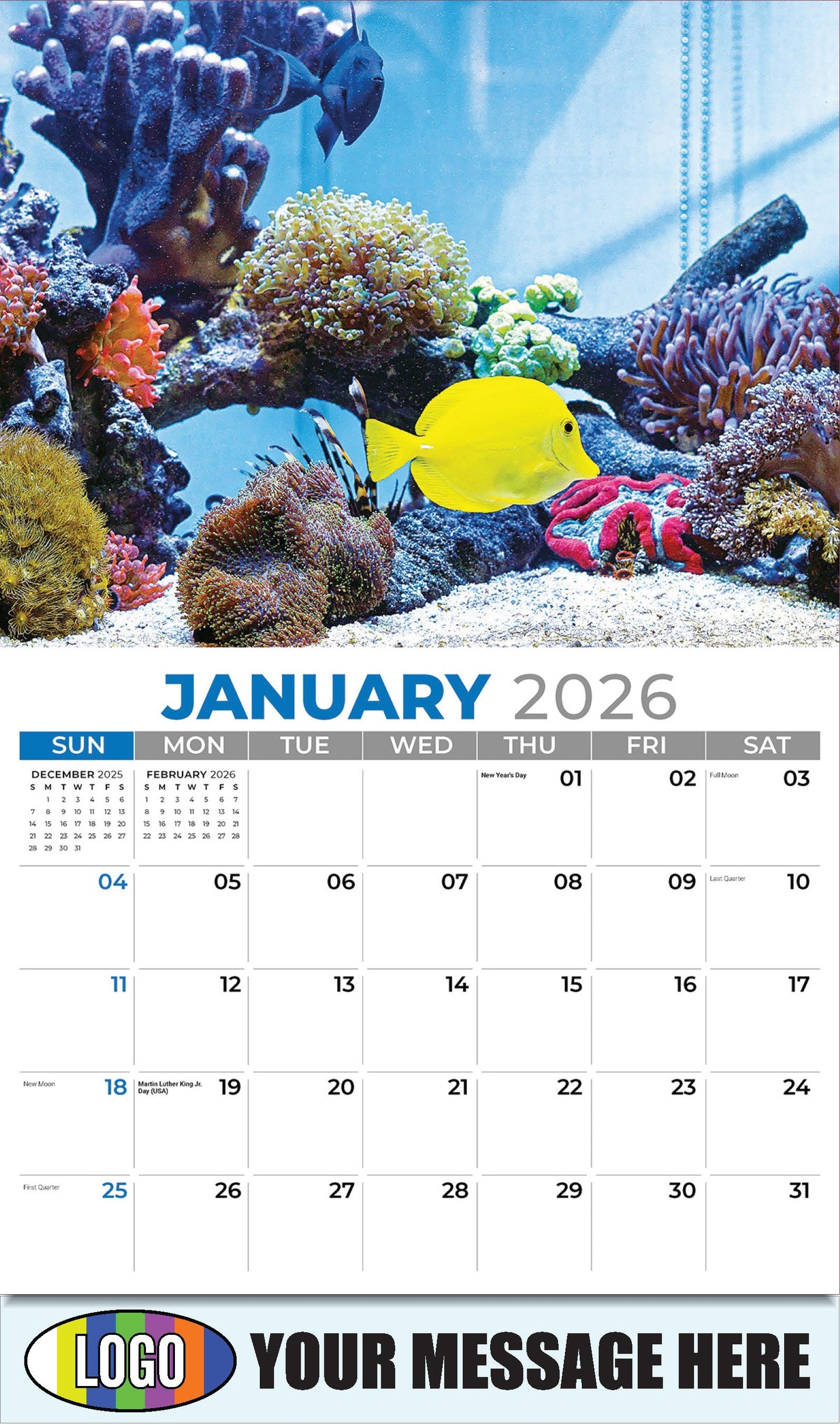 2026 Business Promotional Calendar - Pets - January