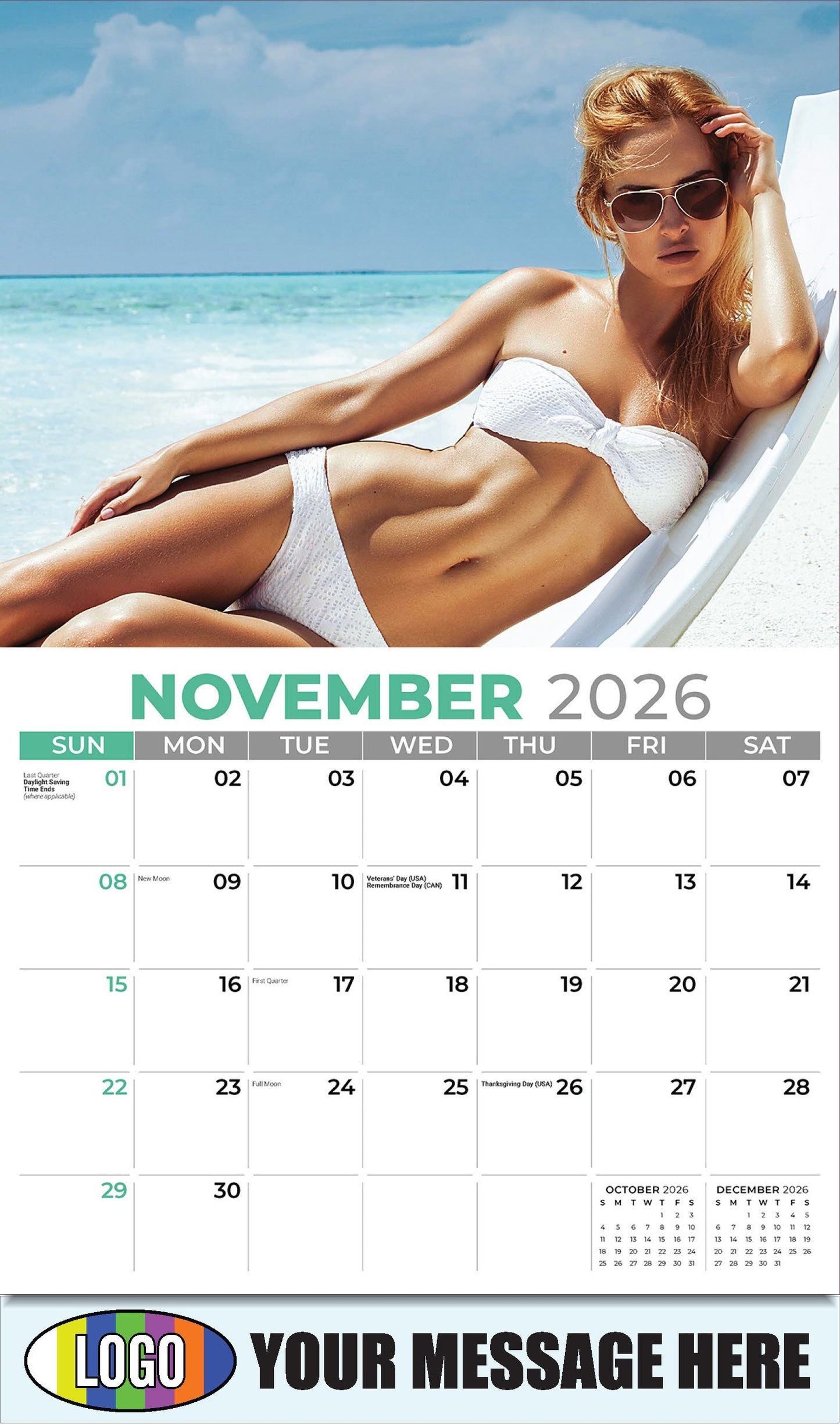 2026 Business Promotion Calendar - Swimsuits - November