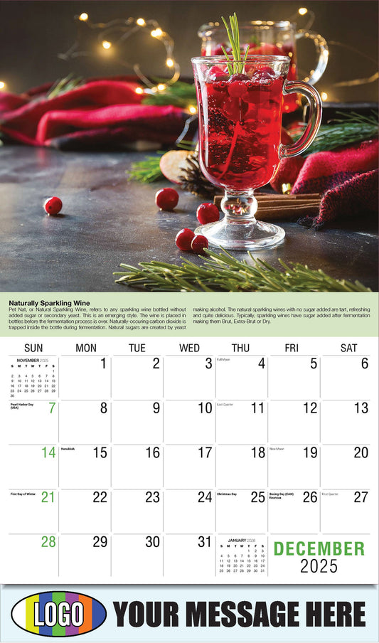 2026 Business Promotional Calendar - Vintages: Wine Tips - Russian Federation - December_a