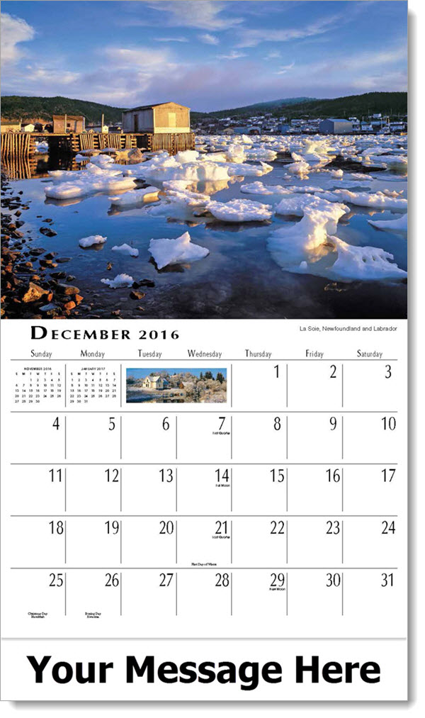 Atlantic Canada Calendar Maritime Provinces Promo Calendars