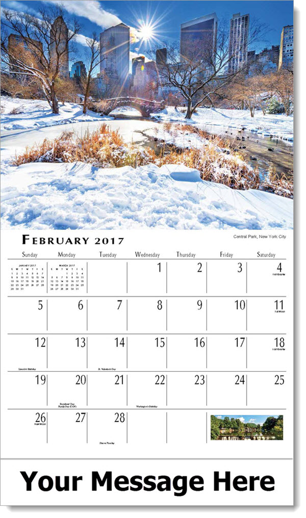 Scenes of New York New York State Scenic Calendar Promotional