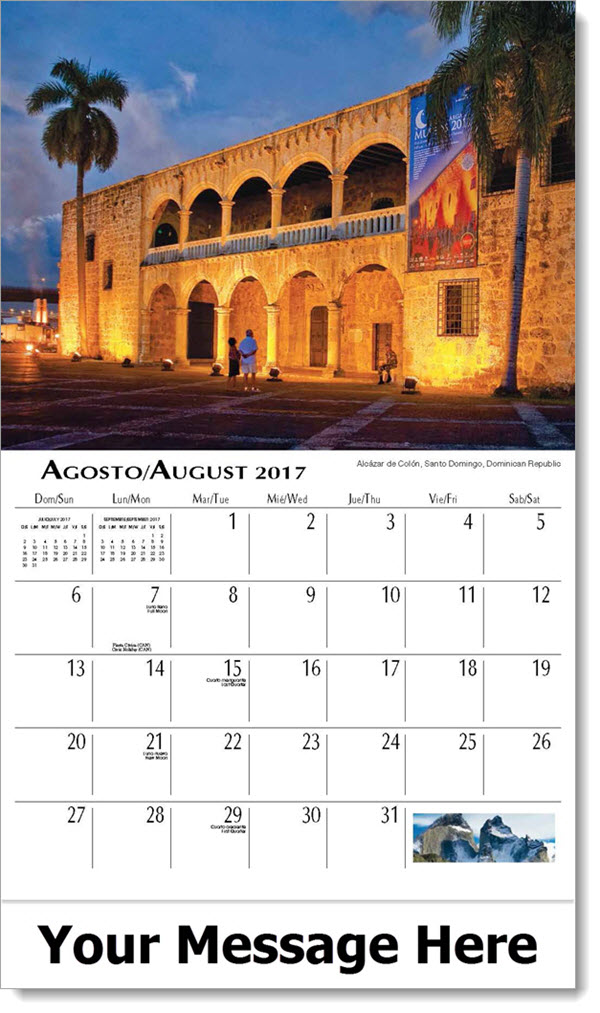 Beauty of Latin America Calendar SpanishEnglish Calendar Promo