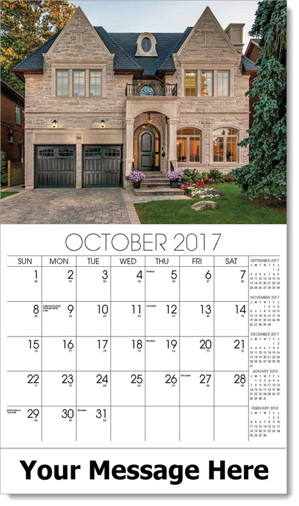 Luxury Custom Home Wall Calendars Promo Advertising Calendars for