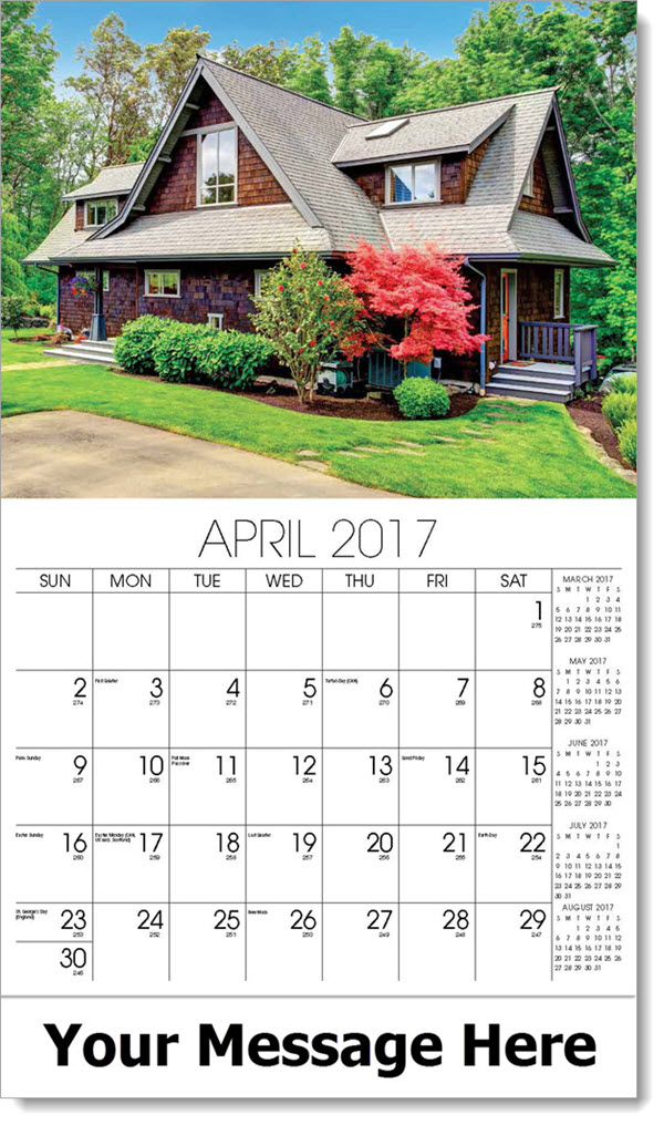 Luxury Custom Home Wall Calendars Promo Advertising Calendars for