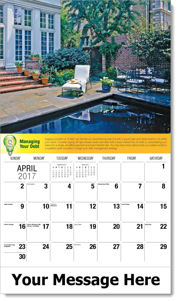 financial planning calendar