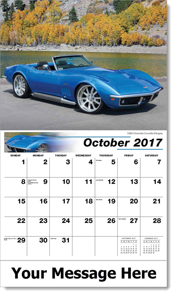 Classic Cars Calendar | Auto Calendar | Vintage Cars | Promo Calendars