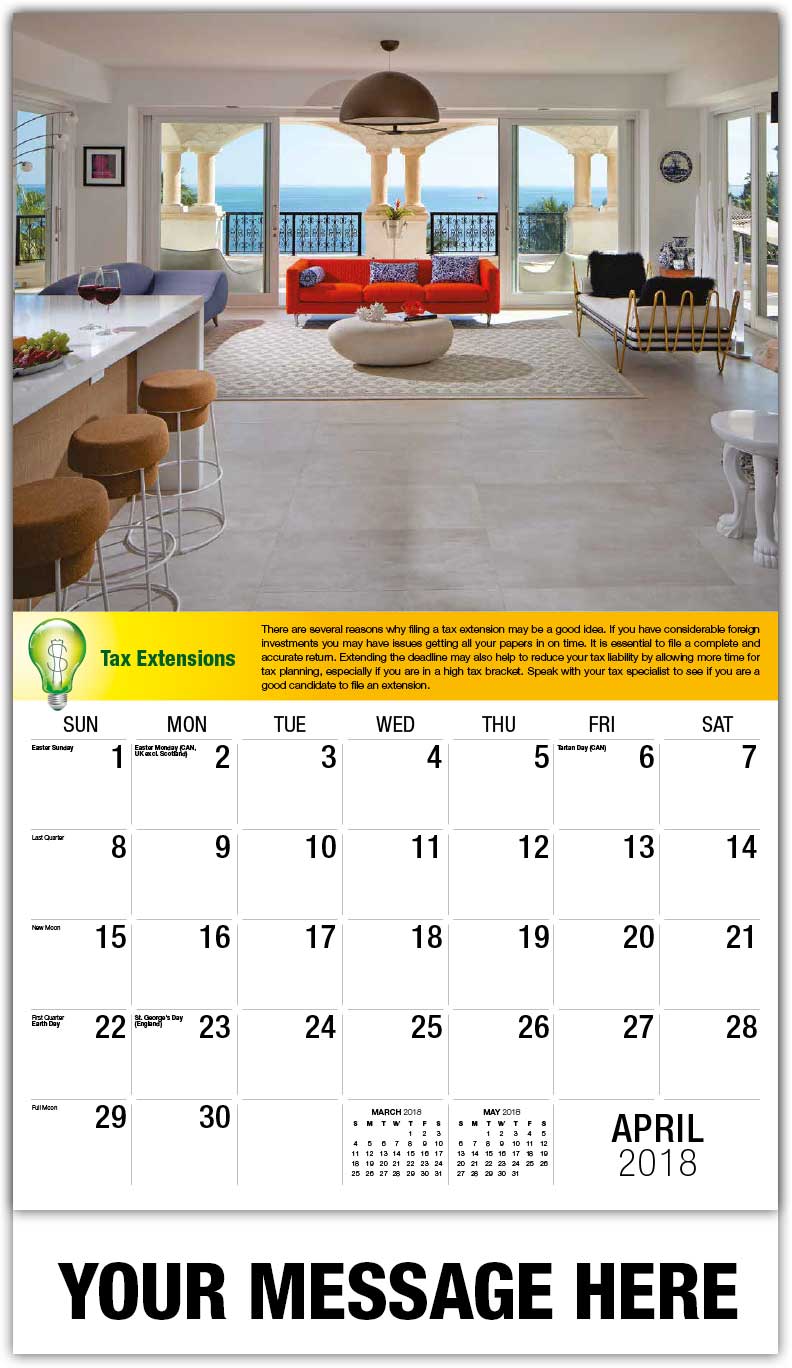financial planning calendar