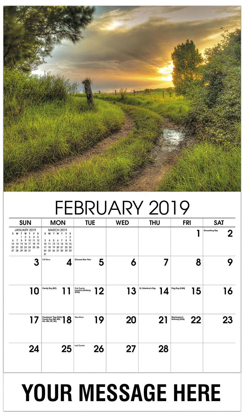 Country Spirit Promotional Calendar 65¢ Rural AmericaCountry Life
