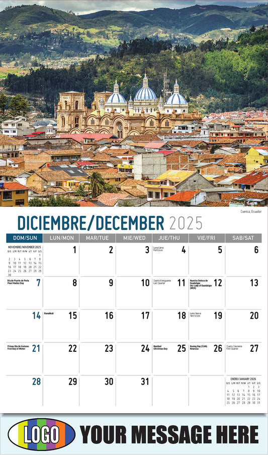 2026 Business Promotional Calendar - Latin America Scenic  - Cuenca, Ecuador - December_a