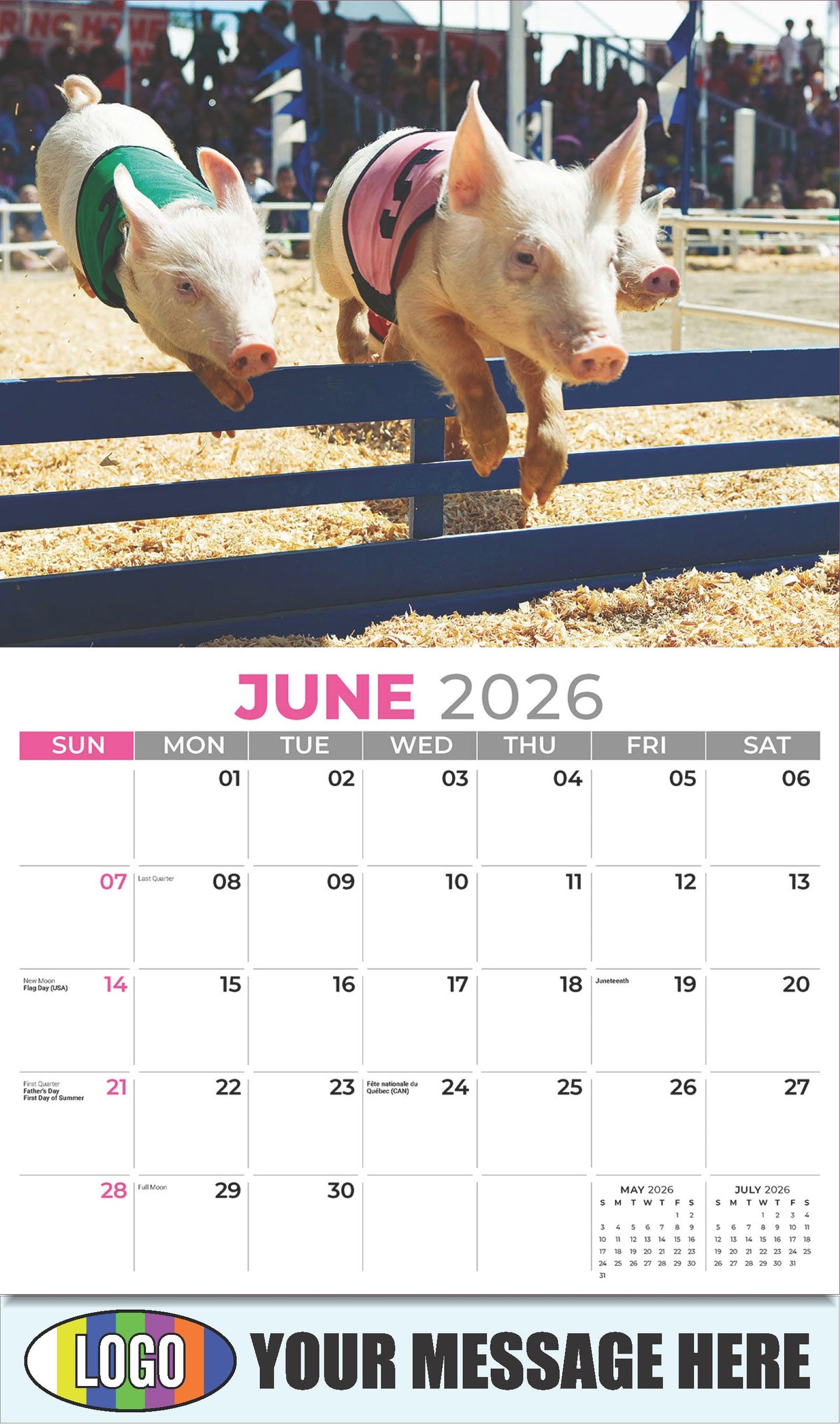 2026 Business Advertising Calendar - Country Spirit - June