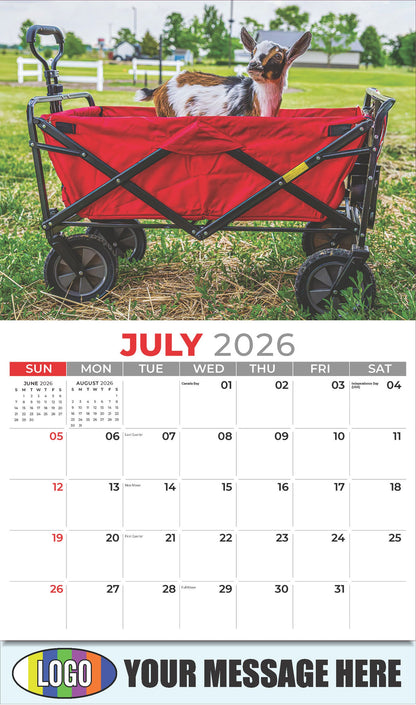 2026 Business Promo Calendar - Country Spirit - July