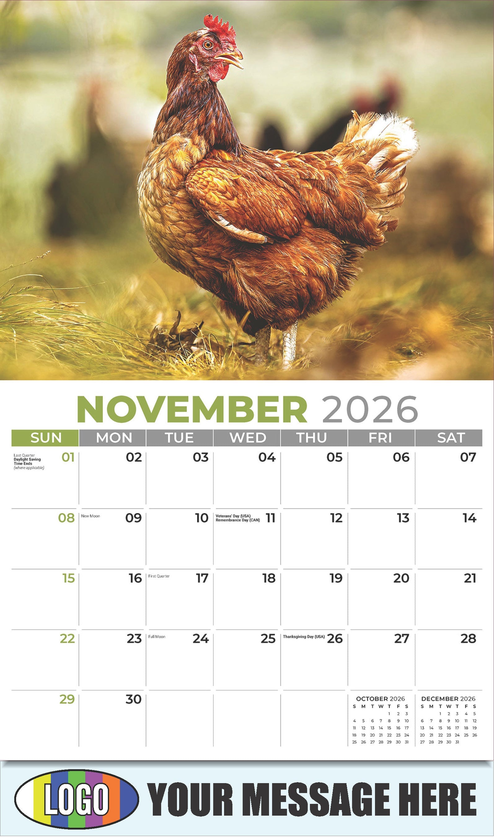 2026 Business Promotion Calendar - Country Spirit - November