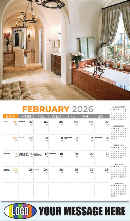 2026 Business Promotional Calendar - Decor and Design - February