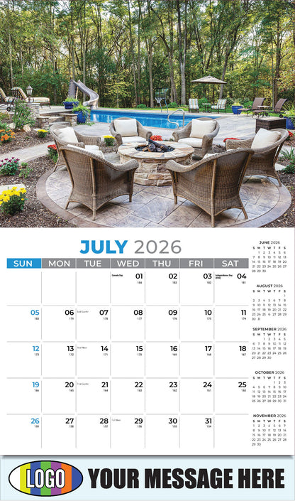 2026 Business Promo Calendar - Decor and Design - July
