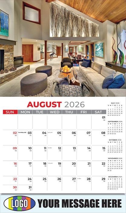 2026 Business Promo Calendar - Decor and Design - August
