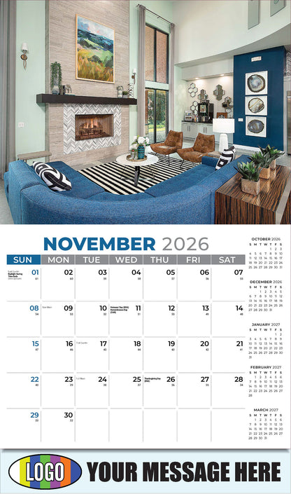 2026 Business Promotion Calendar - Decor and Design - November
