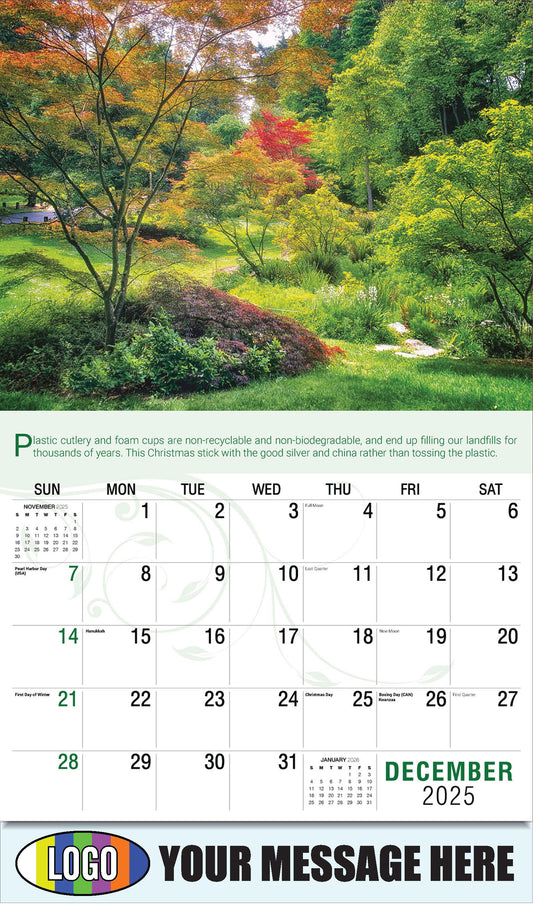 2026 Business Promotional Calendar - Go Green - December_a