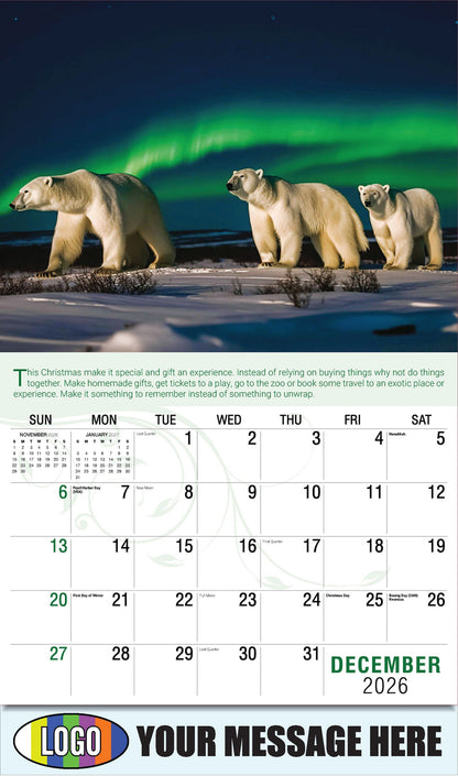 2026 Business Promotion Calendar - Go Green - December