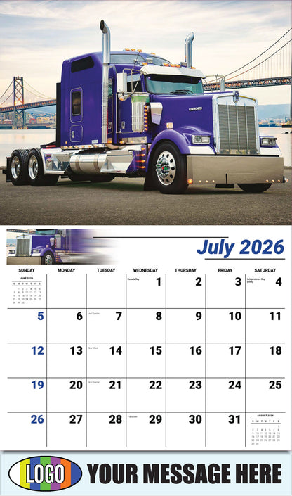 2026 Business Promo Calendar - Kings of the Road - July