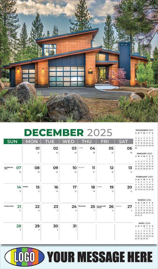2026 Business Promotional Calendar - Luxury Homes - December_a