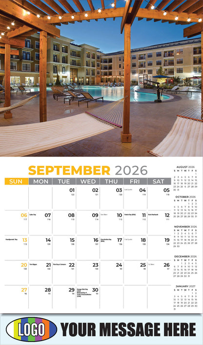2026 Business Promo Calendar - Luxury Homes - September