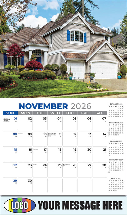 2026 Business Promotion Calendar - Luxury Homes - November