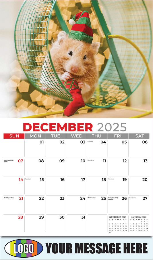 2026 Business Promotional Calendar  - Pets - December_a