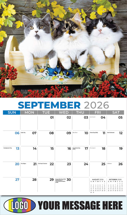 2026 Business Promo Calendar  - Pets - September