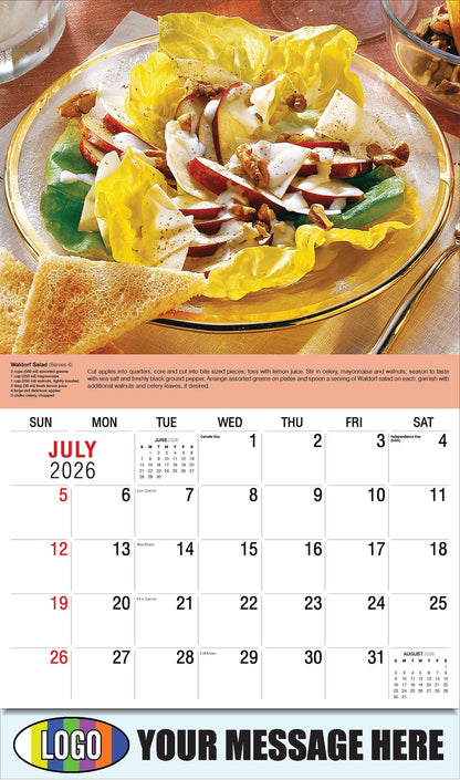 Waldorf Salad  - Recipe - 2026 Business Promo Calendar - July