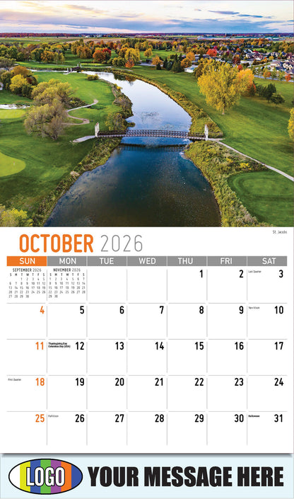 2026 Business Promotion Calendar - Scenes of Ontario - St. Jacobs - October