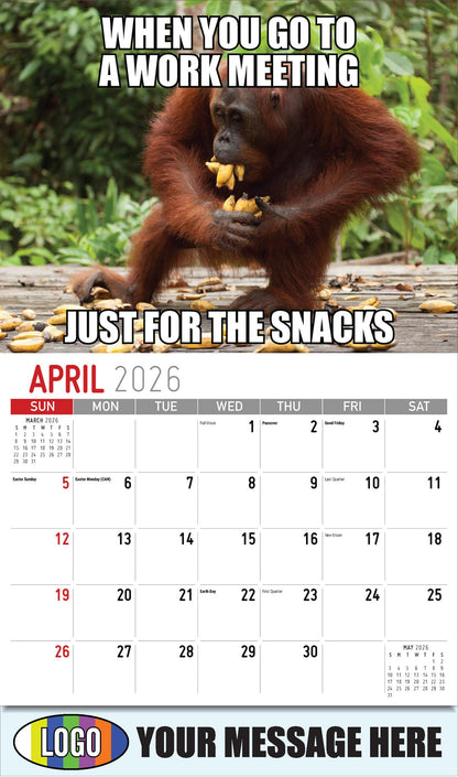 2026  Business Advertising Calendar - The Memeing of Life - April