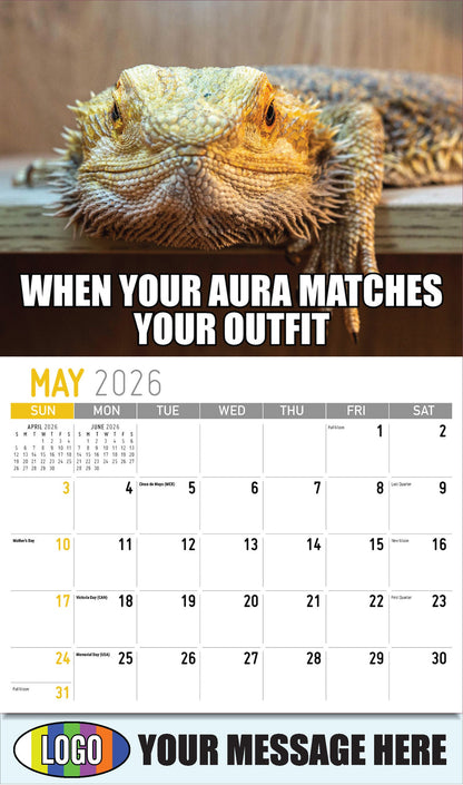 2026  Business Advertising Calendar - The Memeing of Life - May