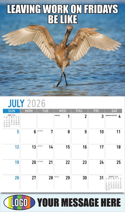 2026  Business Promo Calendar - The Memeing of Life - July