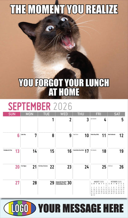 2026  Business Promo Calendar - The Memeing of Life - September