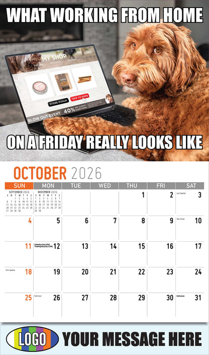 2026  Business Promotion Calendar - The Memeing of Life - October