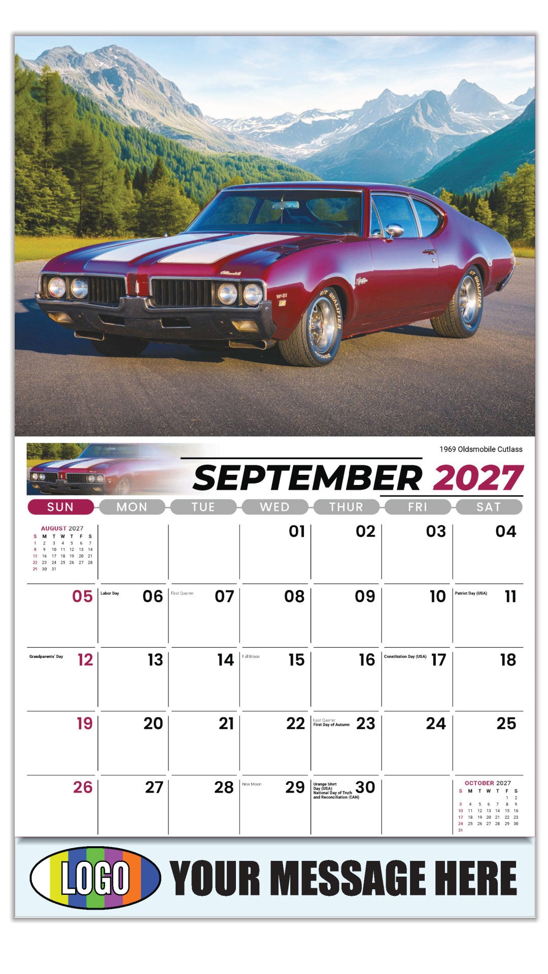 2027 Business Promo Calendar - GM Classics -  - September