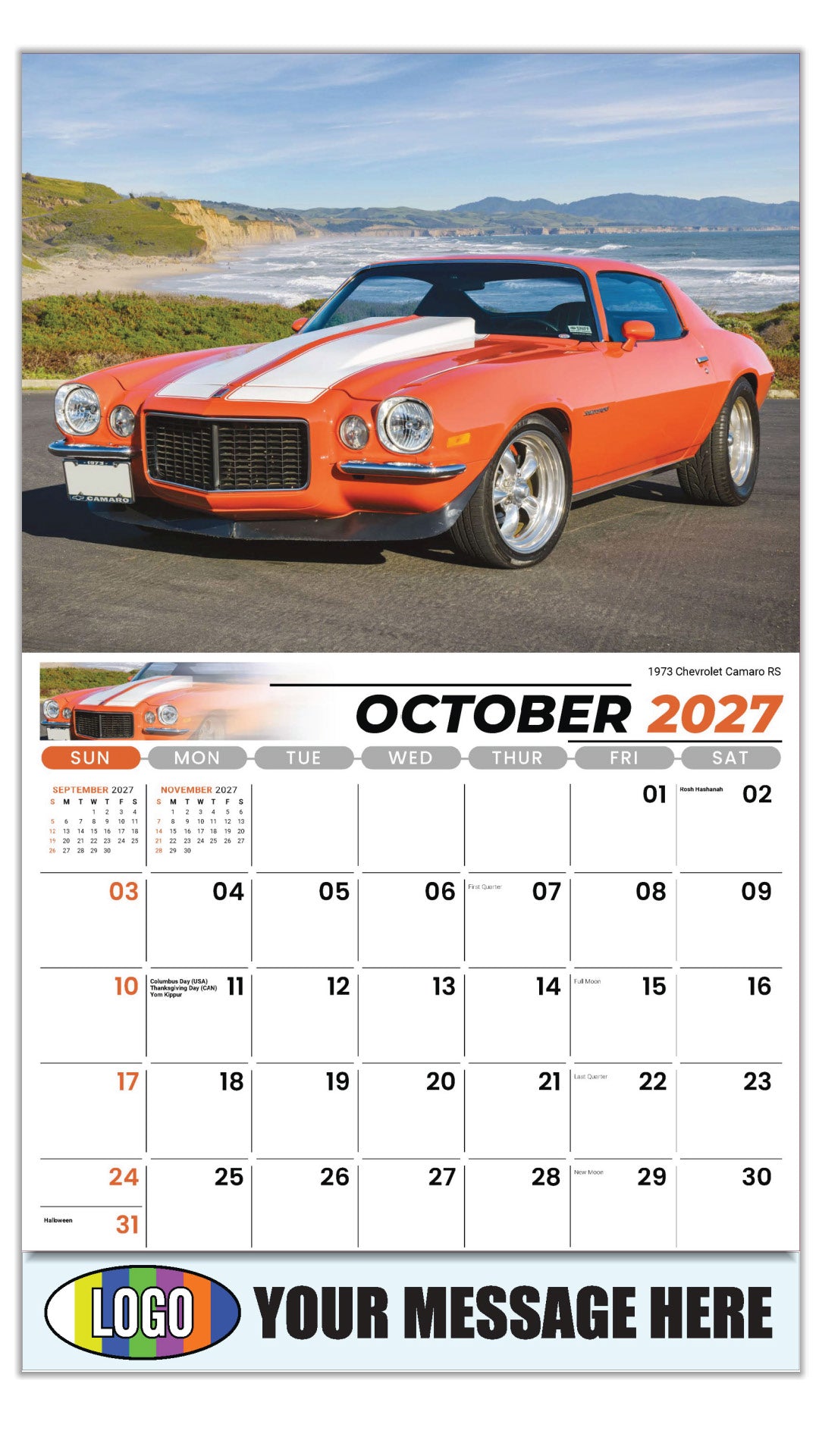 2027 Business Promotion Calendar - GM Classics -  - October