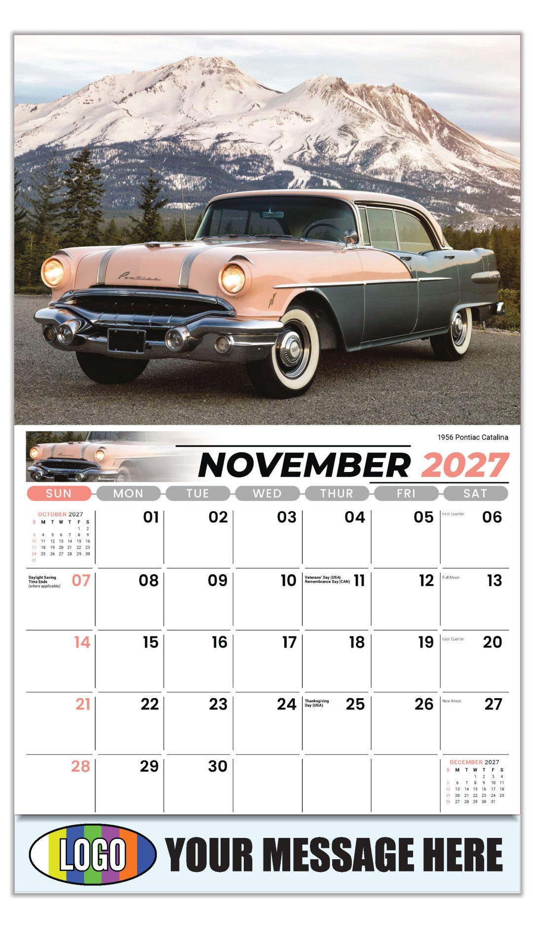 2027 Business Promotion Calendar - GM Classics -  - November