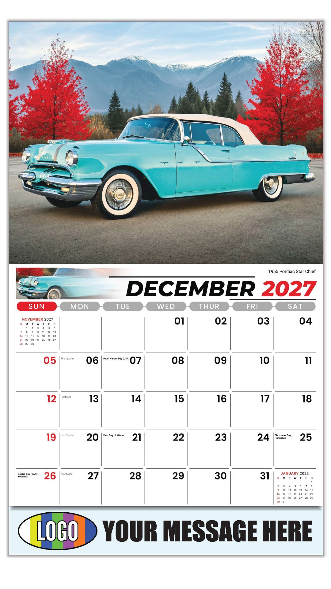 2027 Business Promotion Calendar - GM Classics -  - December