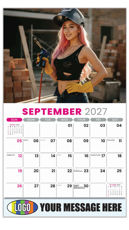 2027 Business Promo Calendar - Building Bades - September