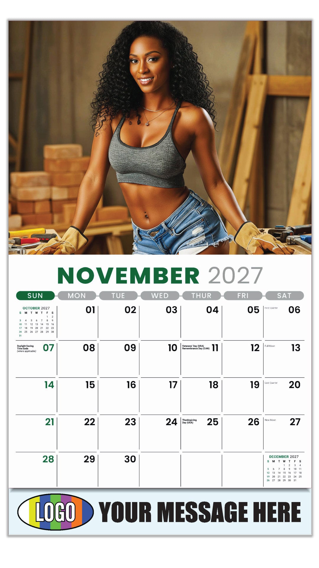2027 Business Promotion Calendar - Building Bades - November