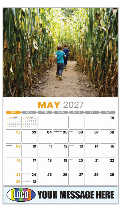 2027 Business Advertising Calendar - Country Spirit - May