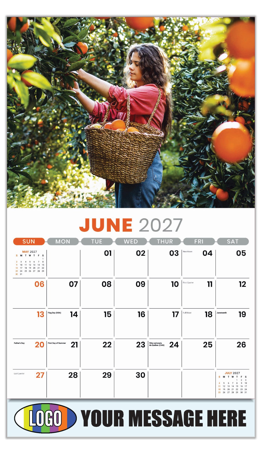 2027 Business Advertising Calendar - Country Spirit - June