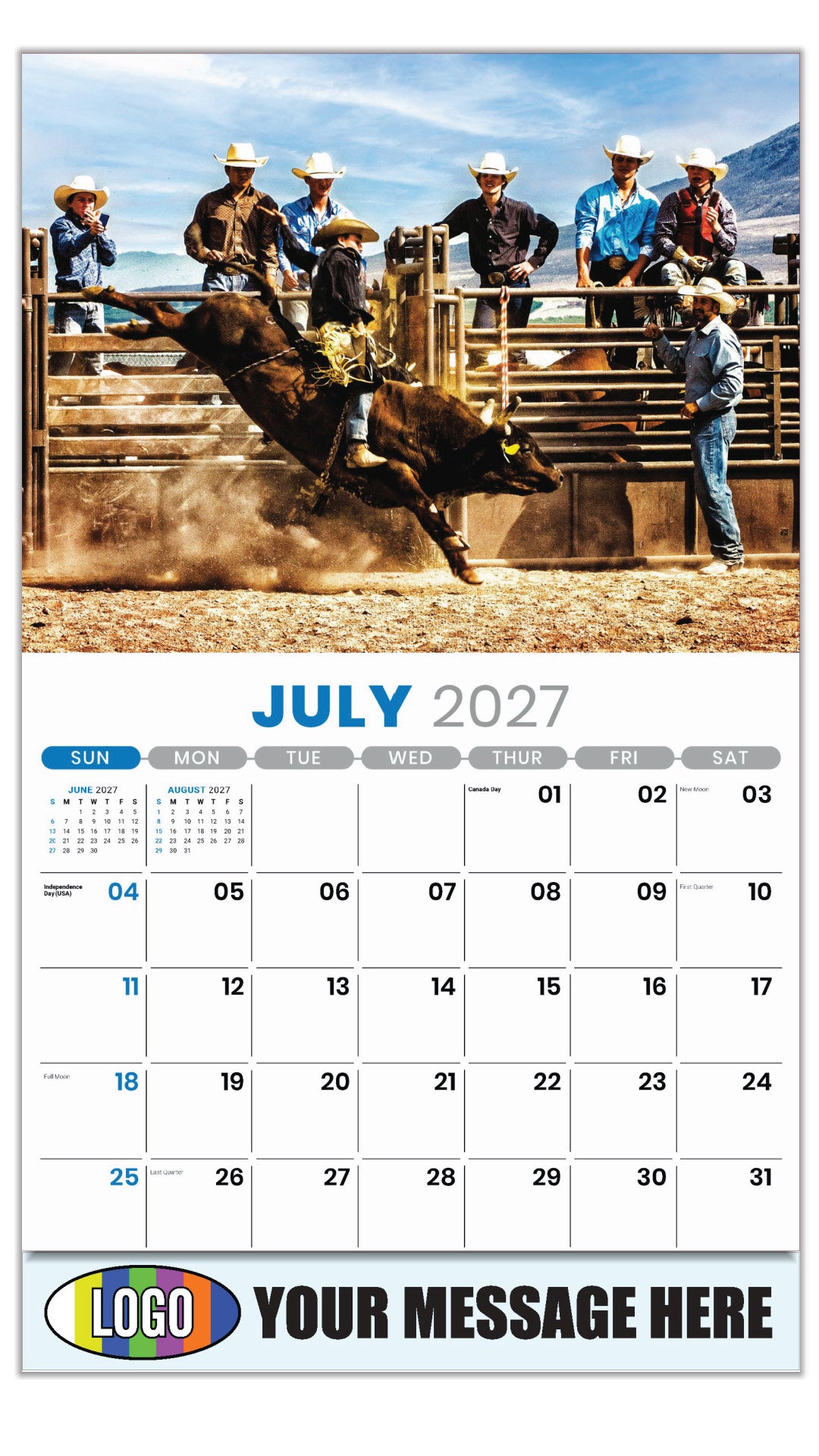 2027 Business Promo Calendar - Country Spirit - July