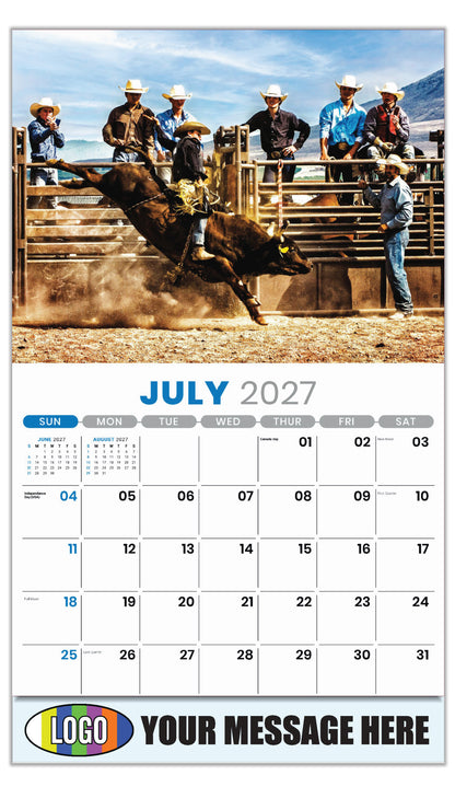 2027 Business Promo Calendar - Country Spirit - July