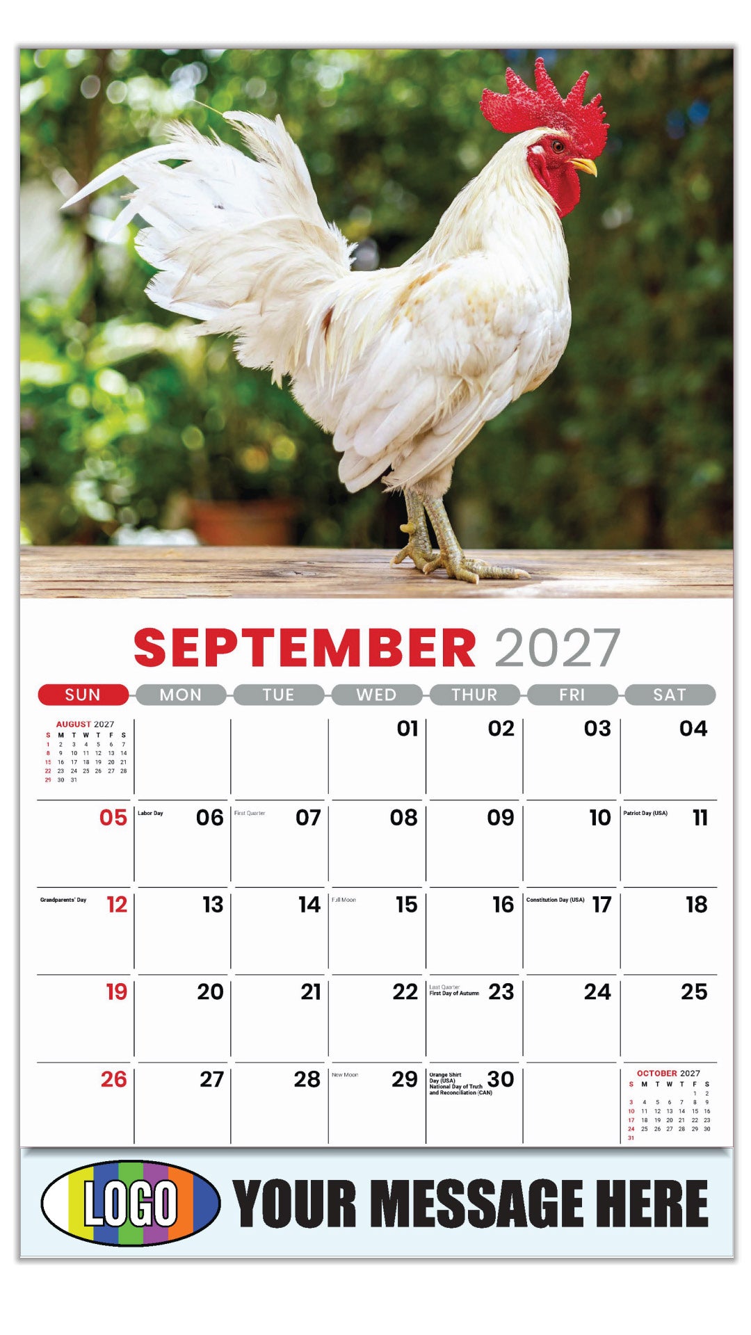 2027 Business Promo Calendar - Country Spirit - September