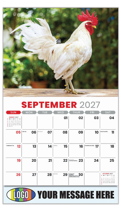 2027 Business Promo Calendar - Country Spirit - September