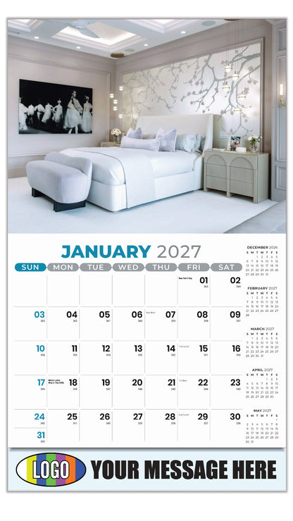 2027 Business Promotional Calendar - Decor and Design - January