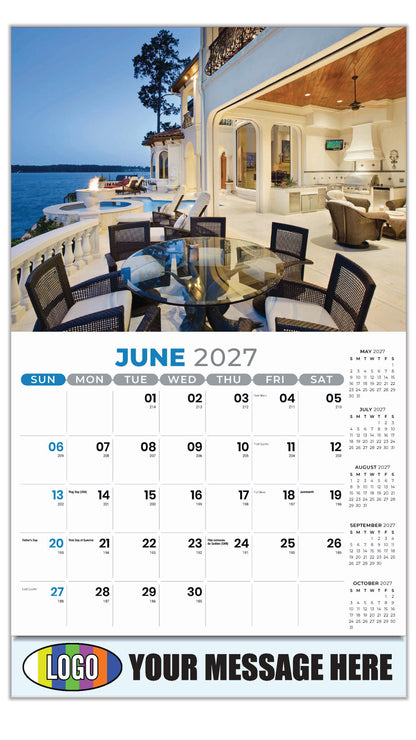 2027 Business Advertising Calendar - Decor and Design - June